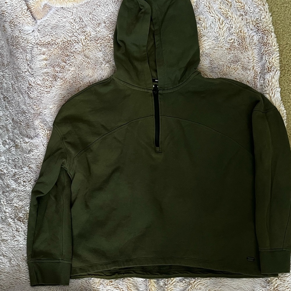 Army green dkny sweatshirt